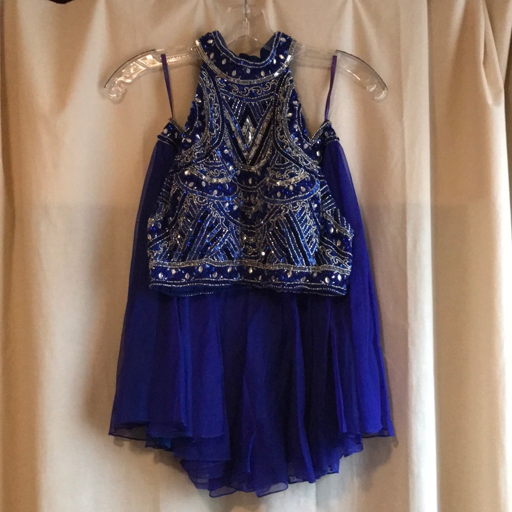 Scala two piece prom dress